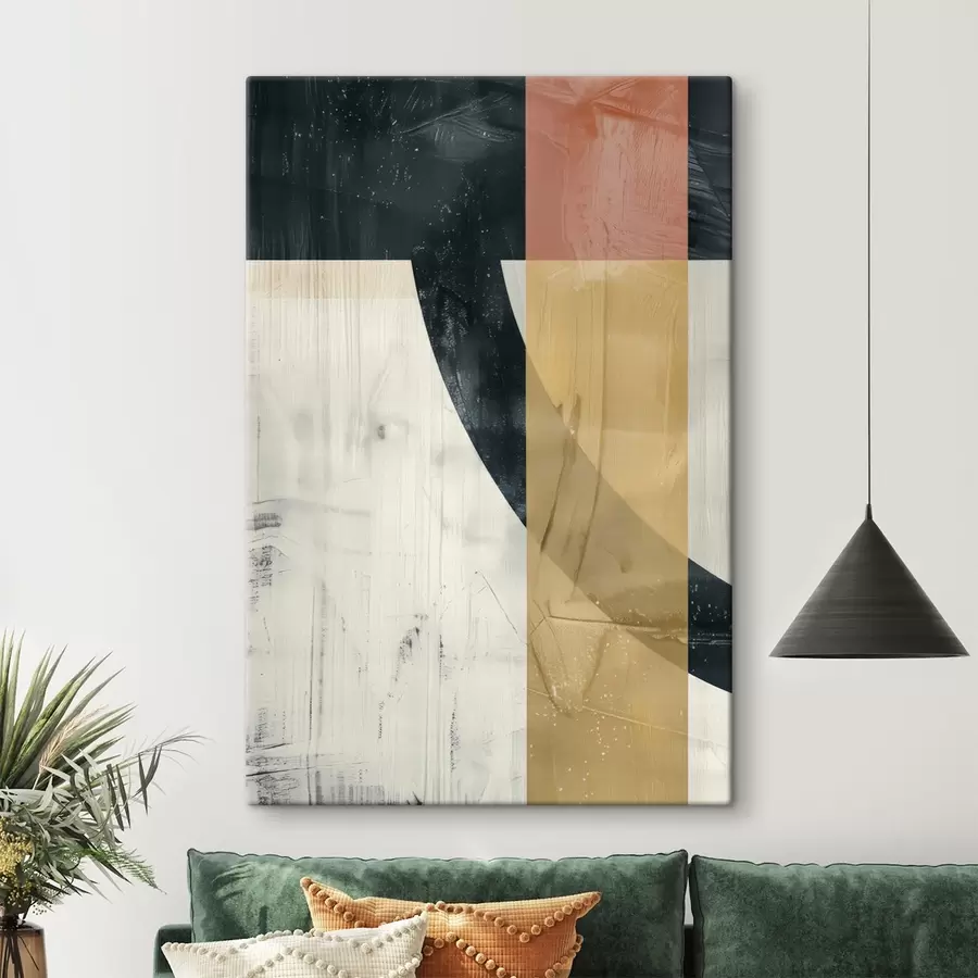 Obraz Geometrické tvary na betónovom pozadí s47634