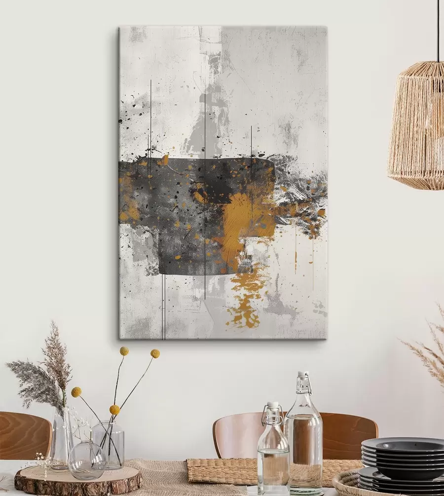 Obraz Abstraktné, Špliechy, Imitácia farby na betónovom pozadí s47637