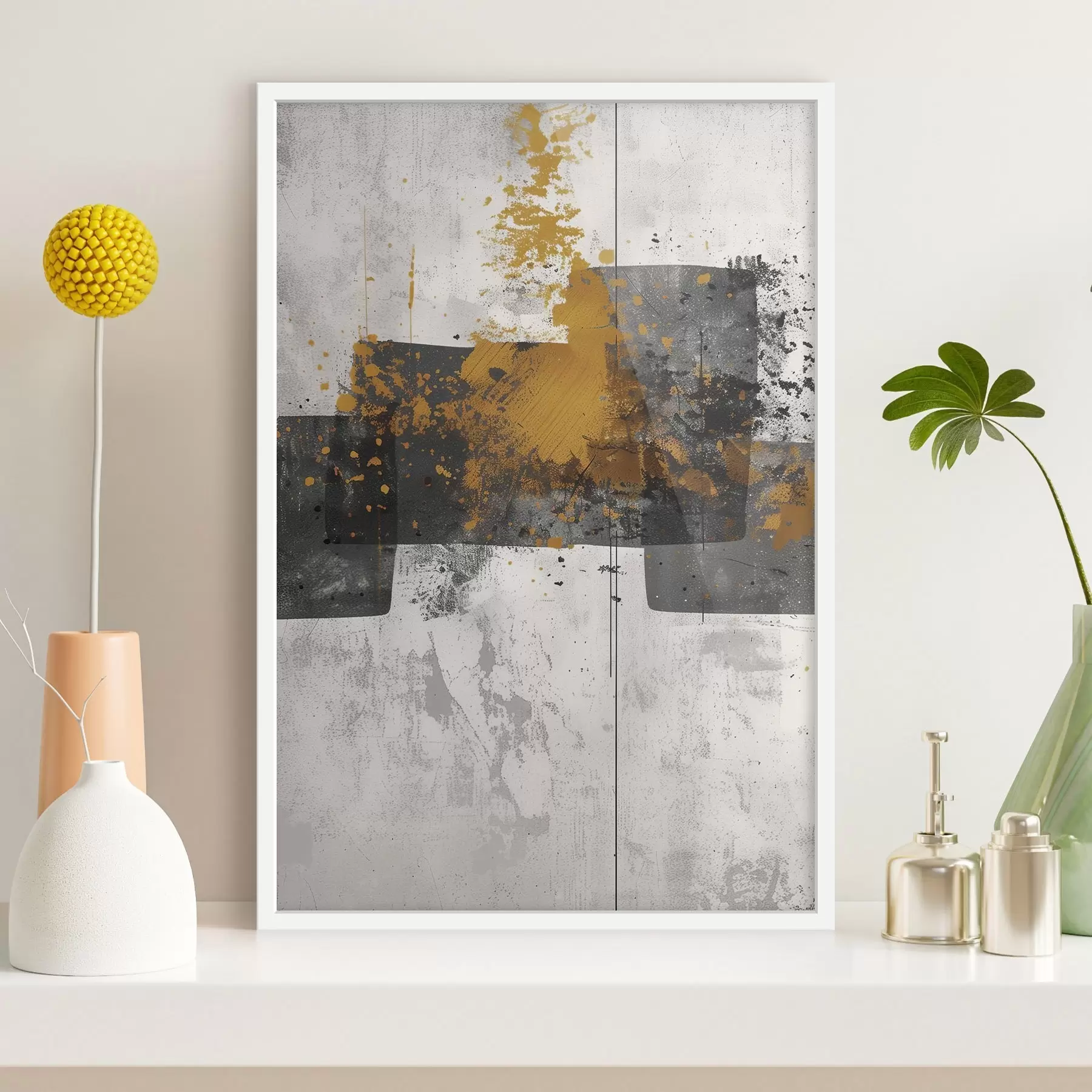 Fototapety Abstraktné tvary na betónovom pozadí f47636