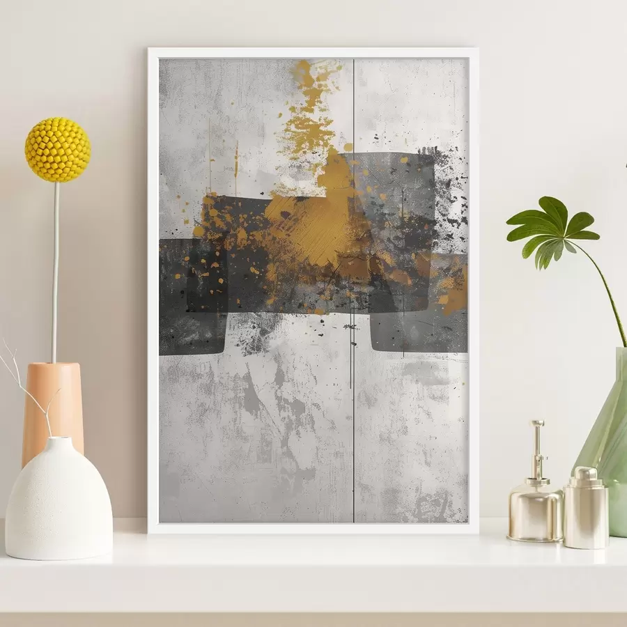 Fototapety Abstraktné tvary na betónovom pozadí f47636