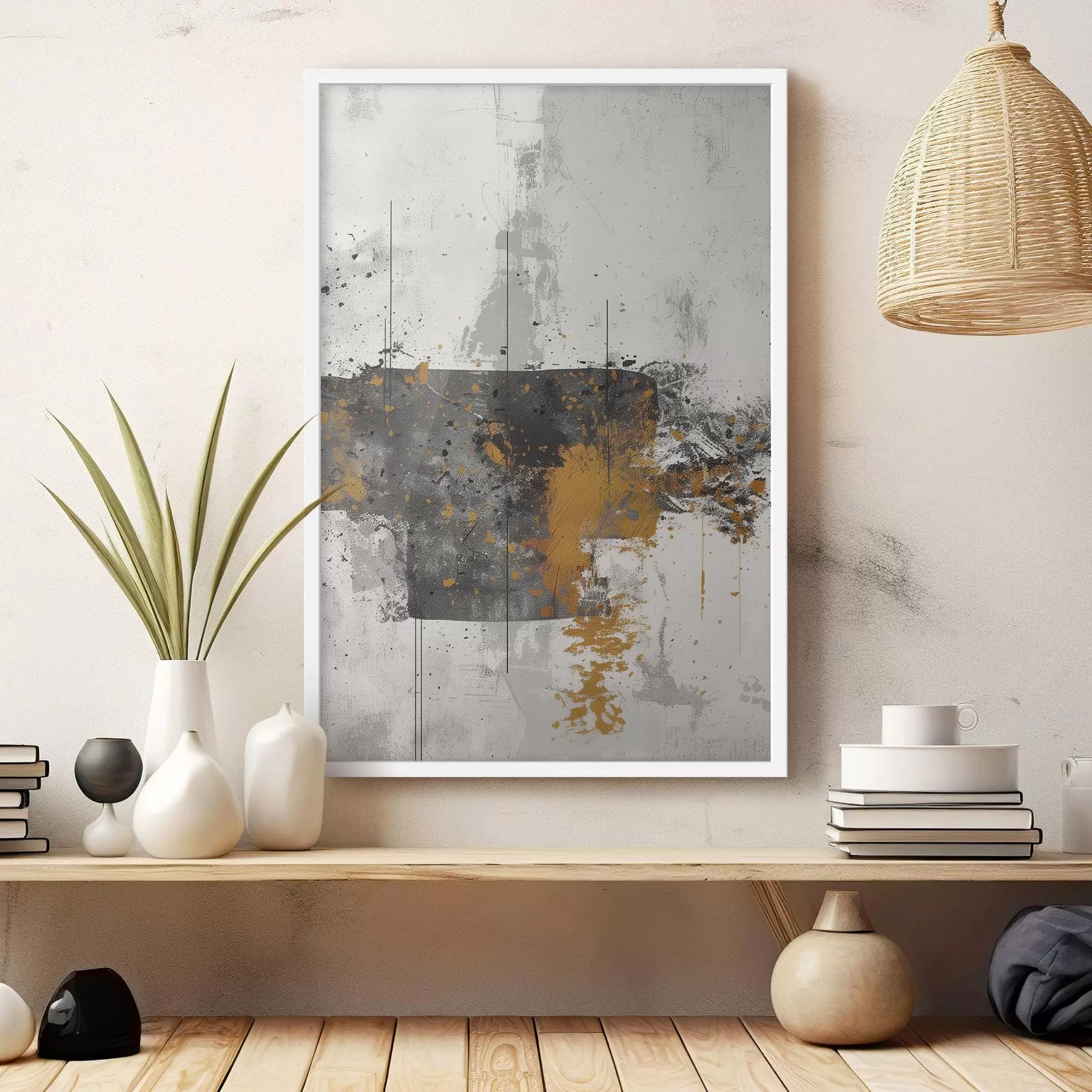 Fototapety Abstraktné, Špliechy, Imitácia farby na betónovom pozadí f47637