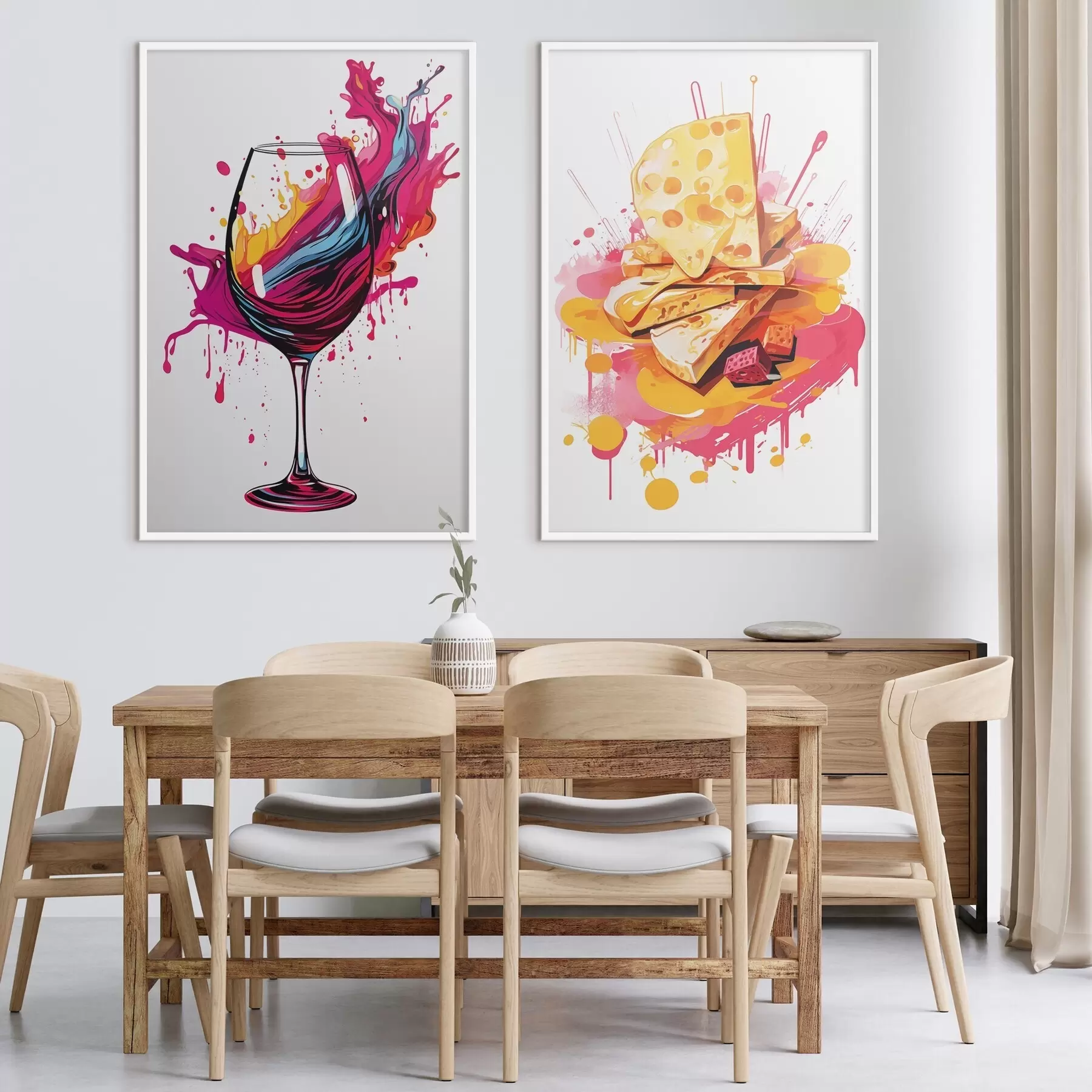 Fototapety Víno a syr d00551