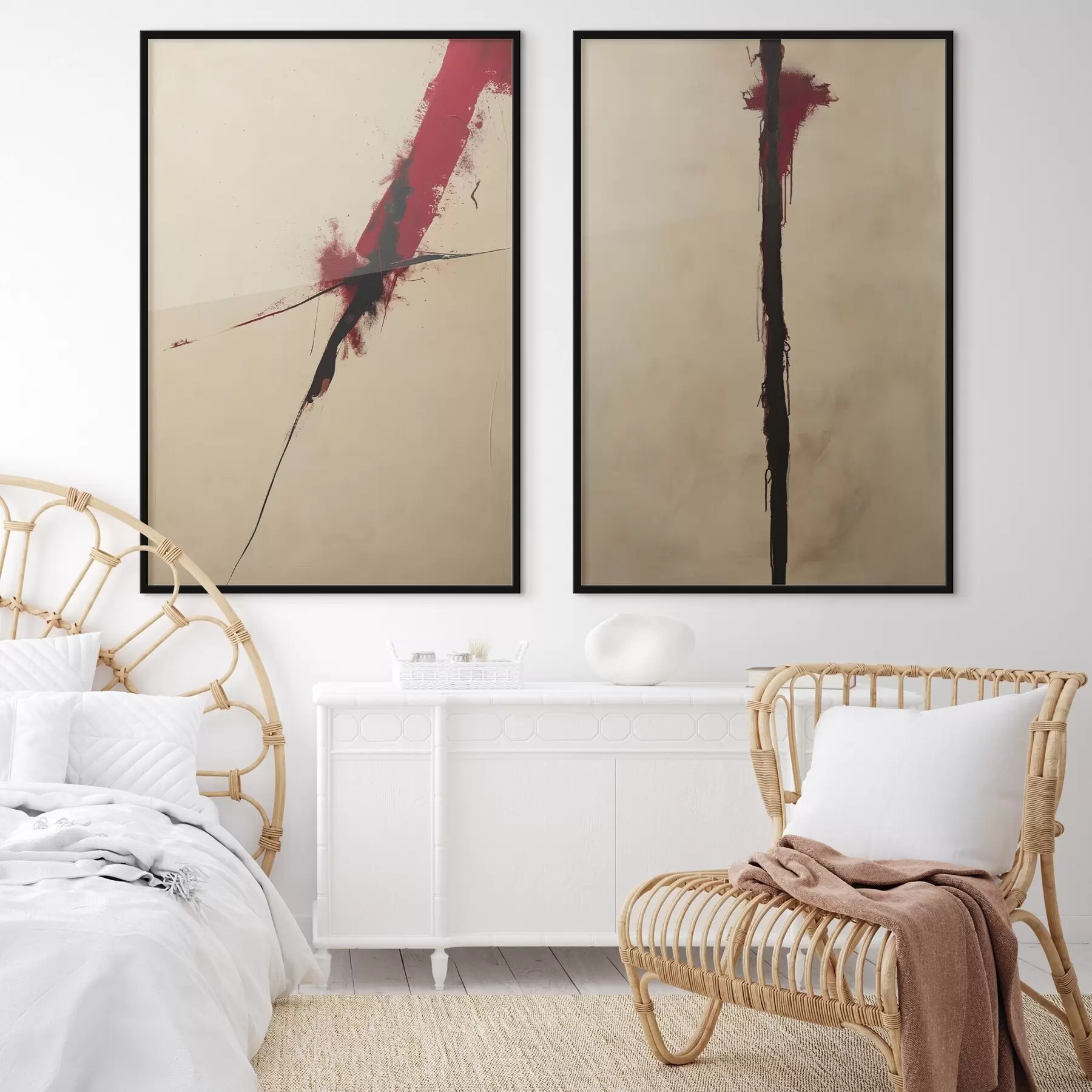 Fototapety Červená abstrakcia d01215