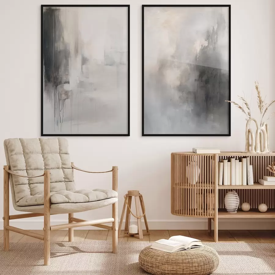 Fototapety Abstraktná kompozícia v neutrálnych tónoch d01216