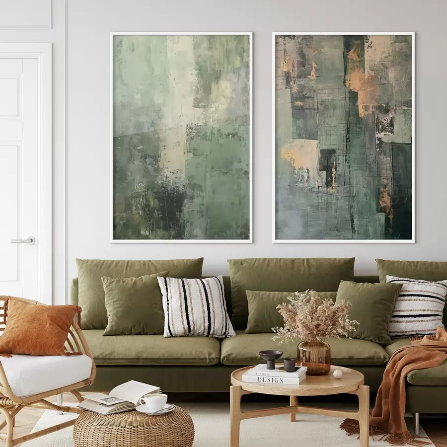 Fototapety Zelená abstrakcia d01230