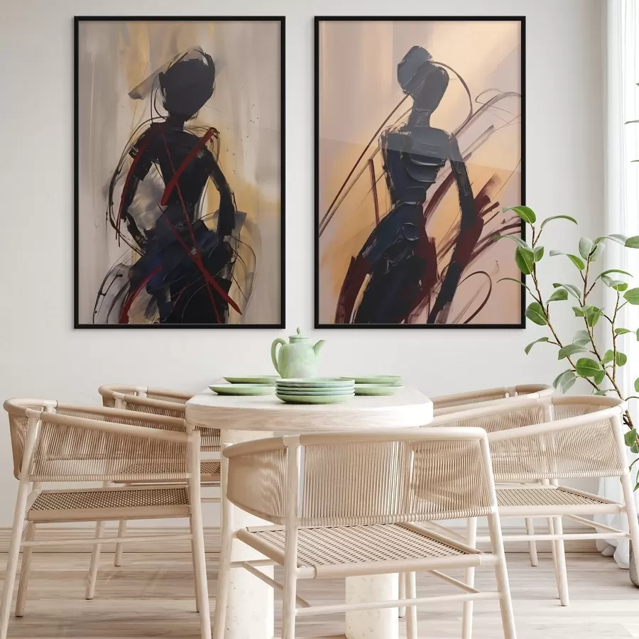 Fototapety Abstraktné siluety d01194