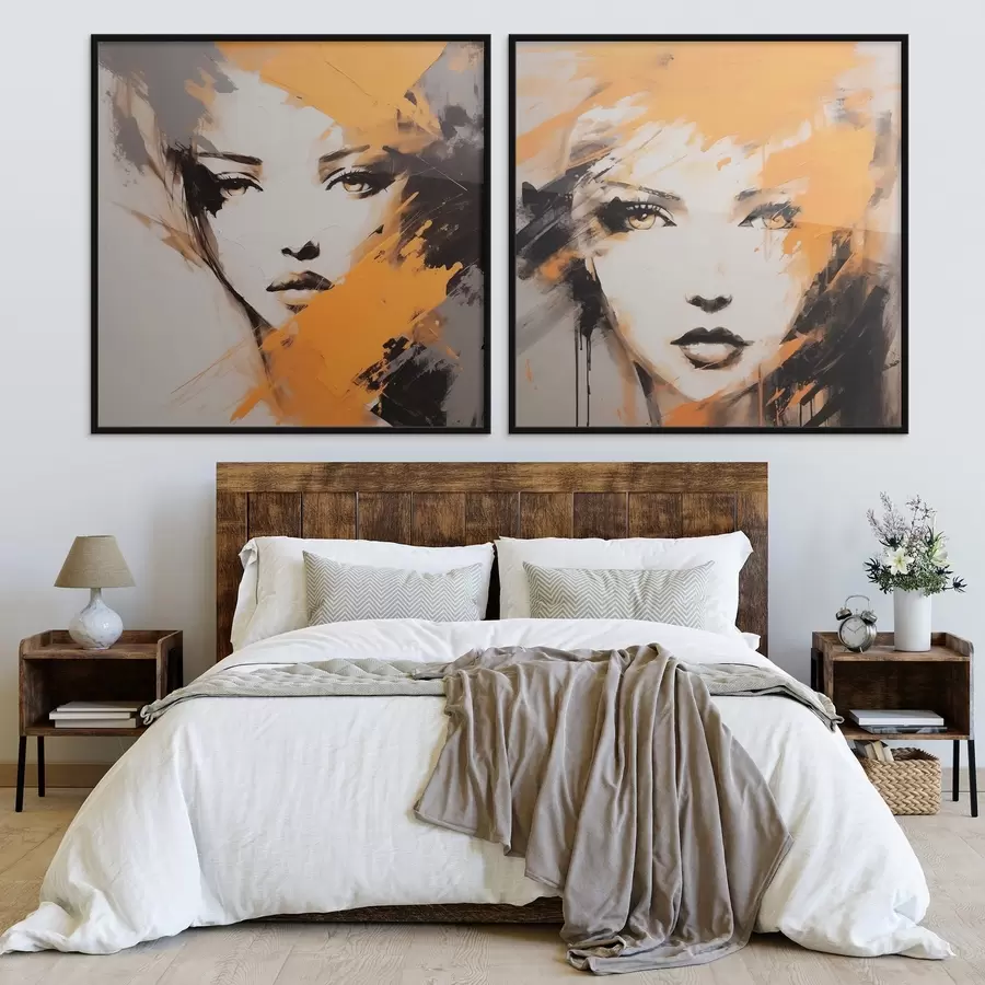 Fototapety Abstraktné portréty d01197