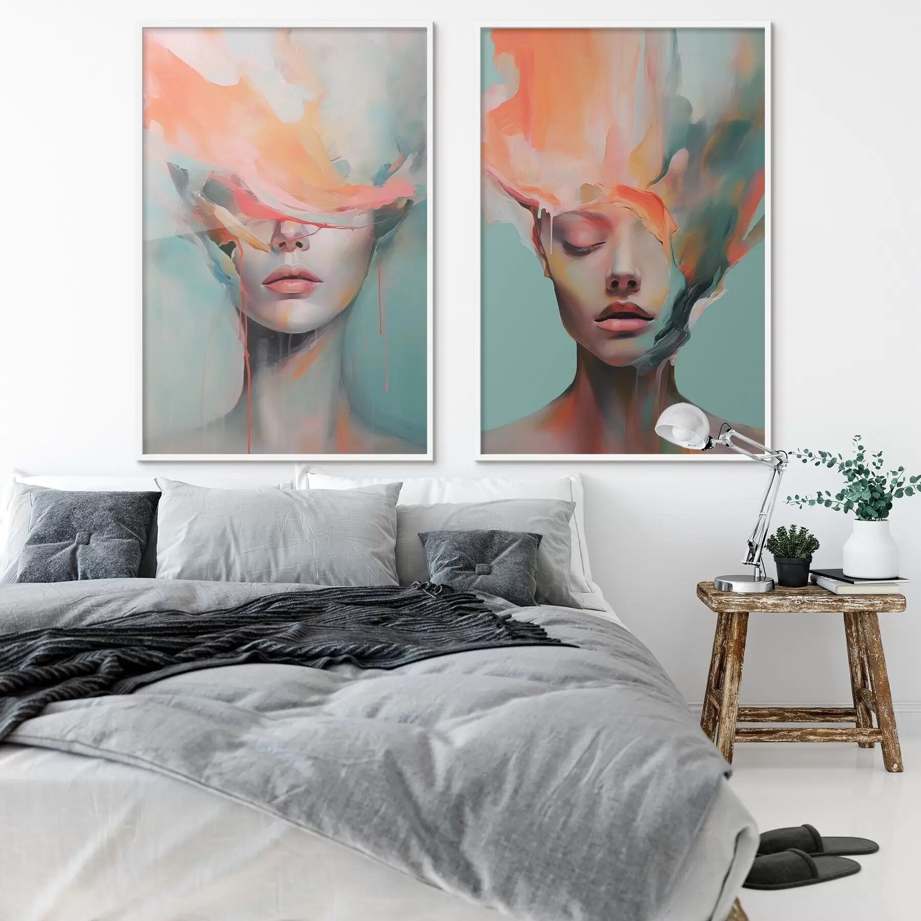 Fototapety Abstraktné portréty d01211