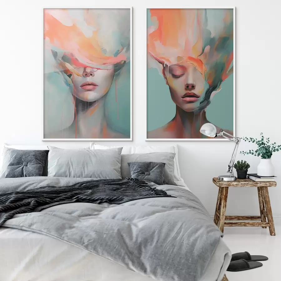 Fototapety Abstraktné portréty d01211