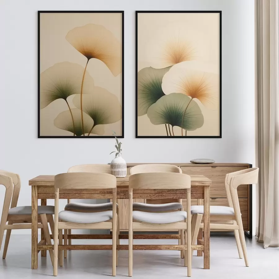 Fototapety Listy ginka d01213