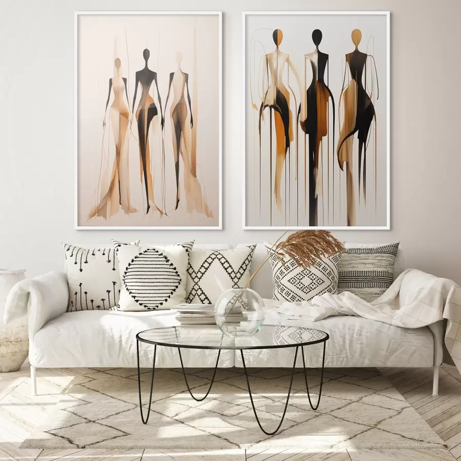 Fototapety Abstraktné siluety d01214