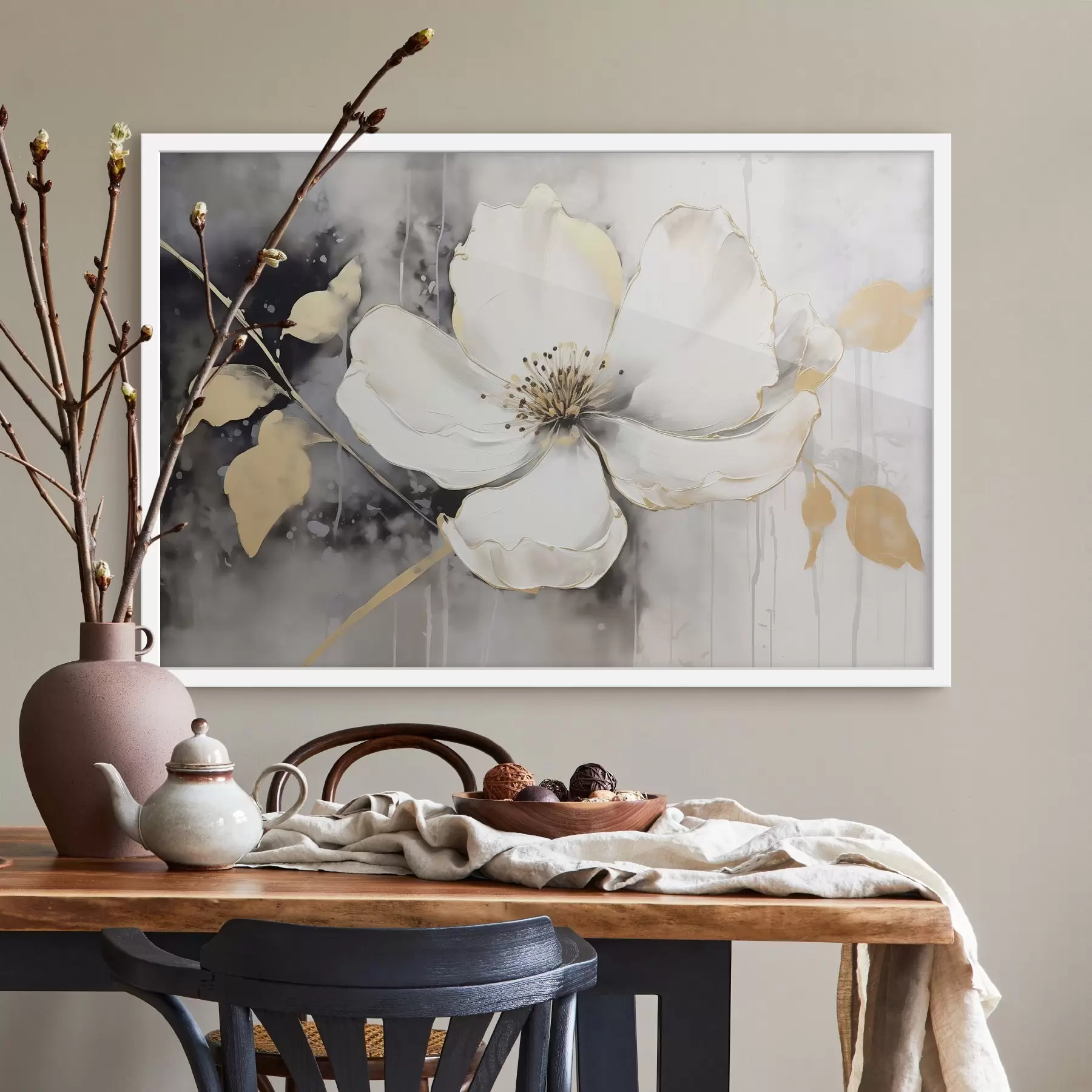 Fototapety Veľký abstraktný kvet f47643