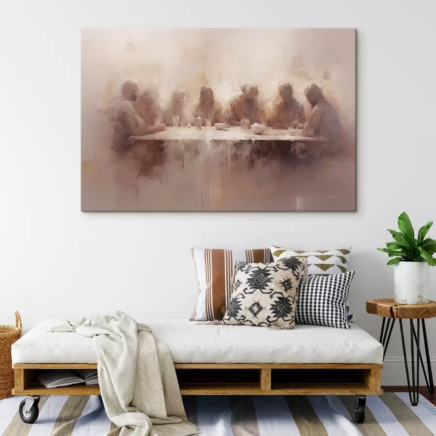 Obraz Večera pri veľkom stole s47671