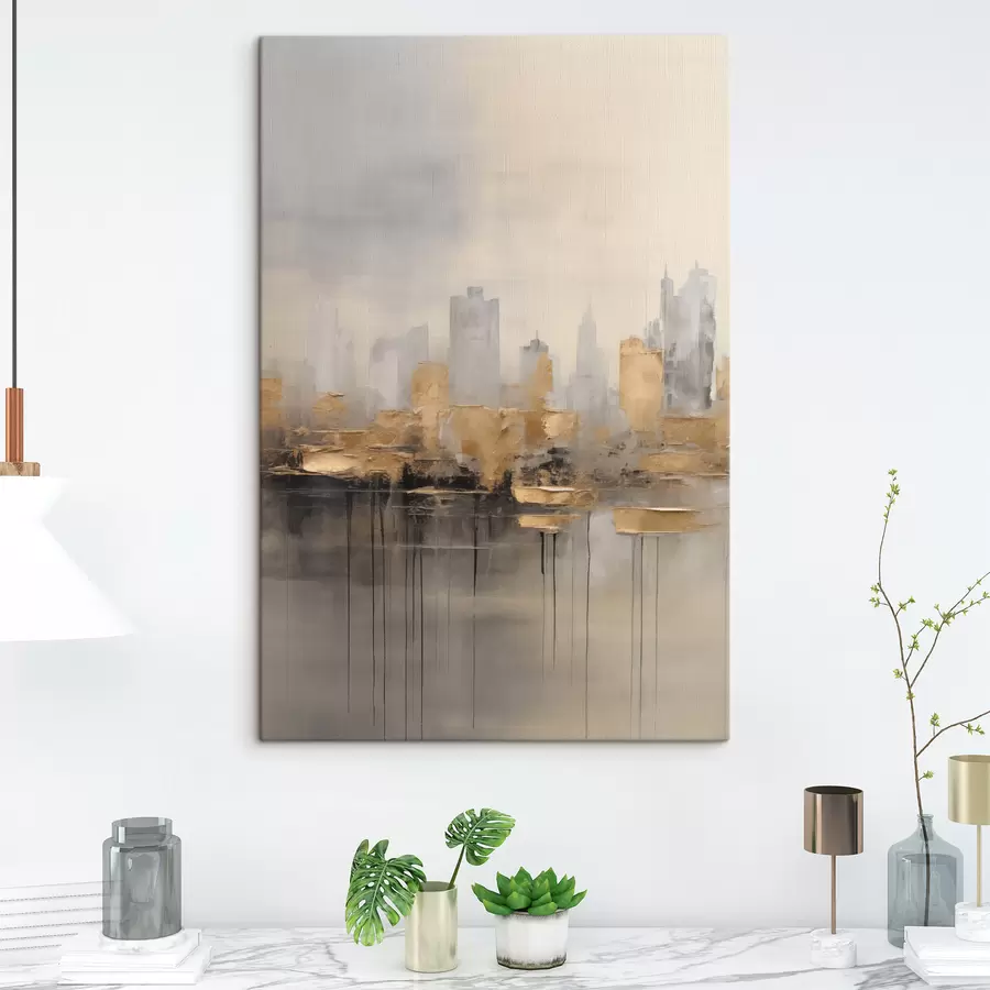 Obraz Mesto v tichých odtieňoch s47672