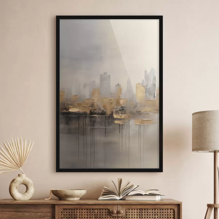 Fototapety Mesto v tichých odtieňoch f47672