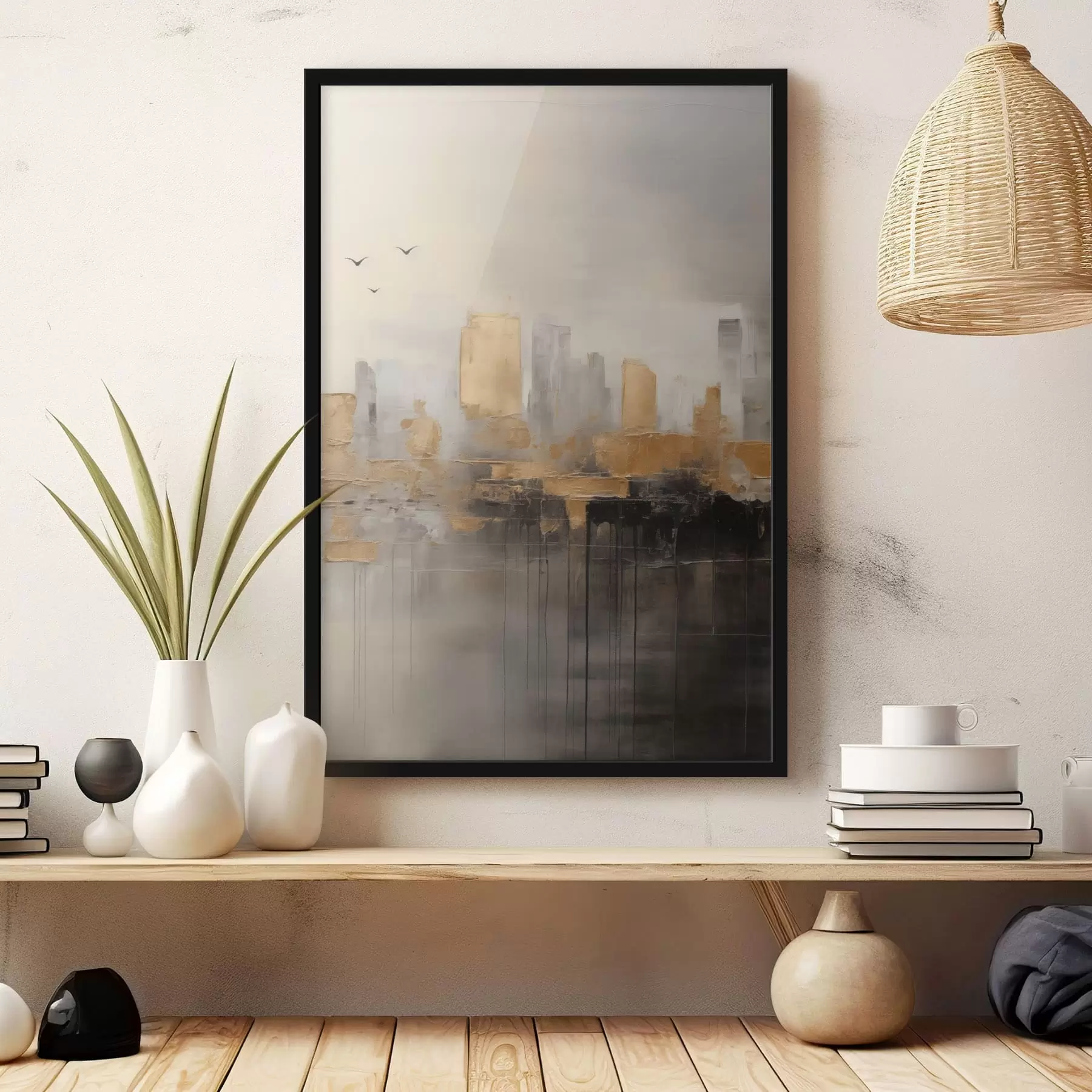 Fototapety Mesto v tichých odtieňoch f47673