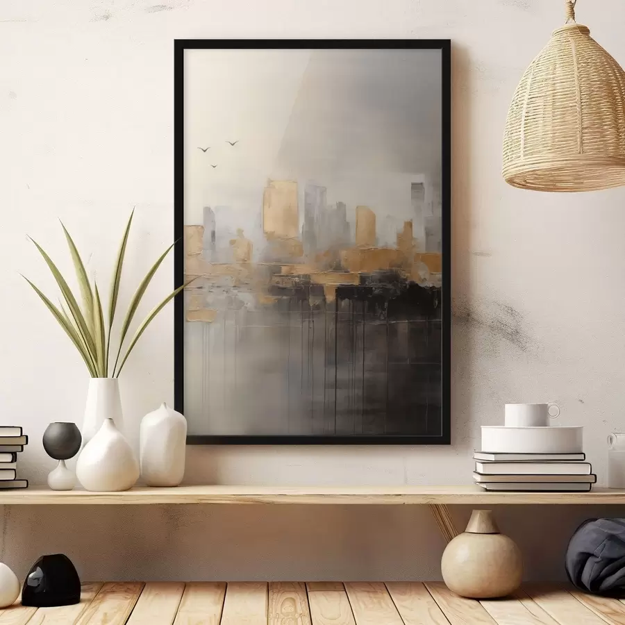 Fototapety Mesto v tichých odtieňoch f47673