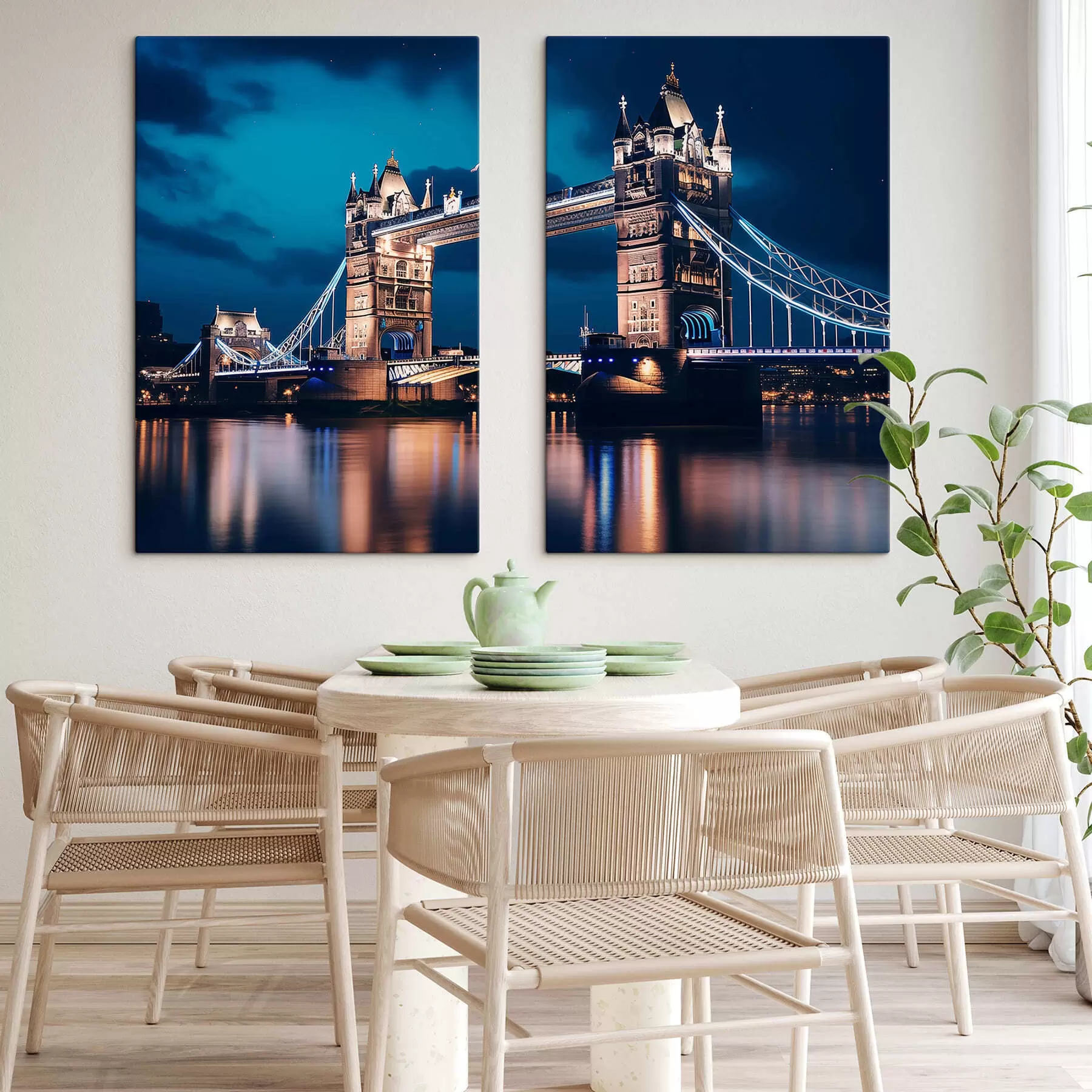 Obraz Tower Bridge v noci m01260