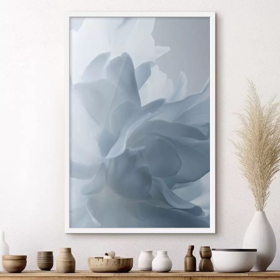 Fototapety jemné okvetné lístky v odtieňoch modrej farby f47691