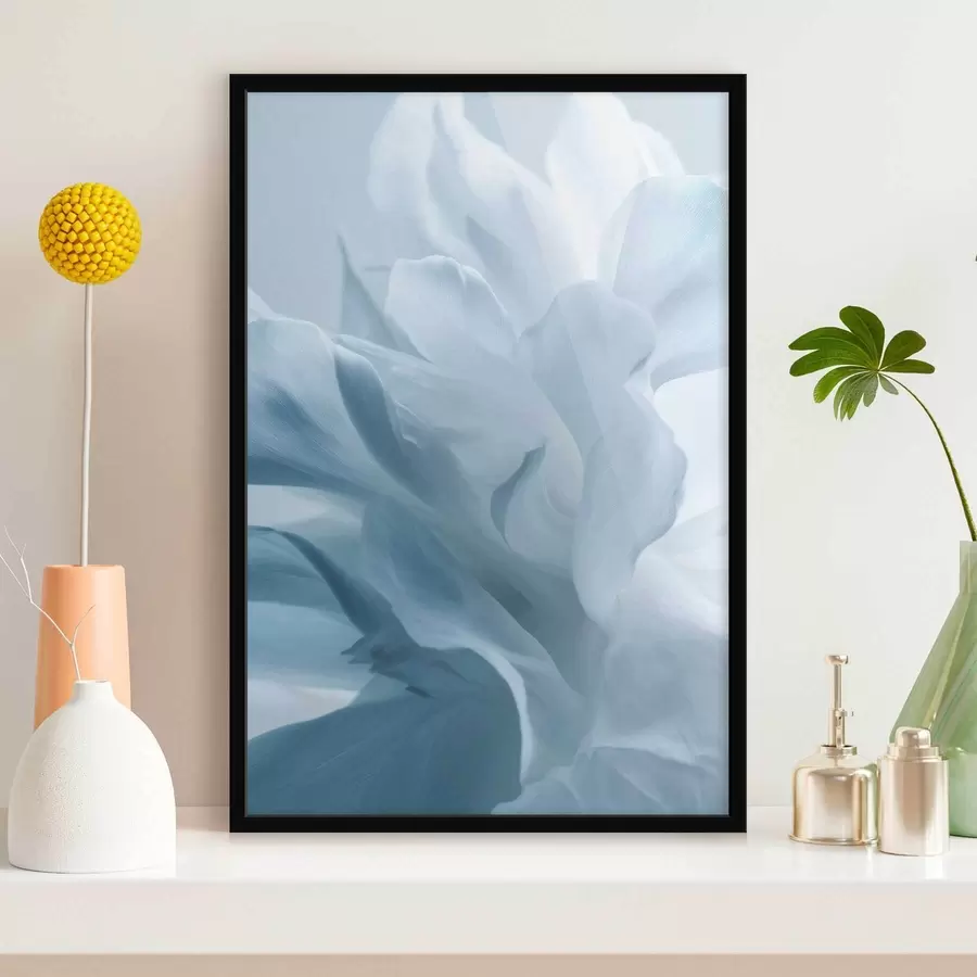 Fototapety jemné okvetné lístky v odtieňoch modrej farby f47692