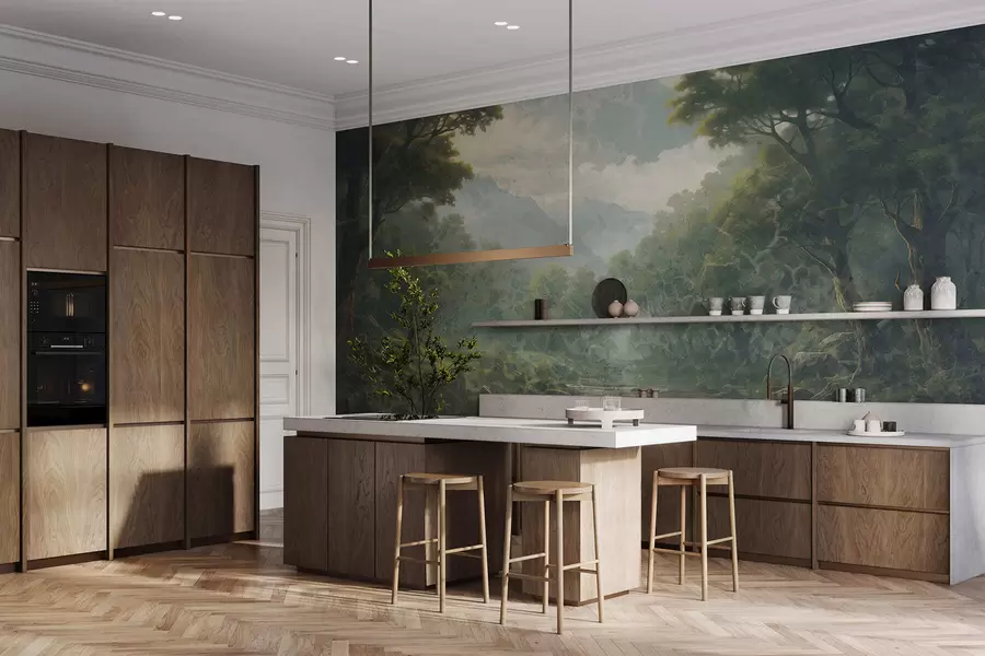 Fototapety Ticho lesa w05171