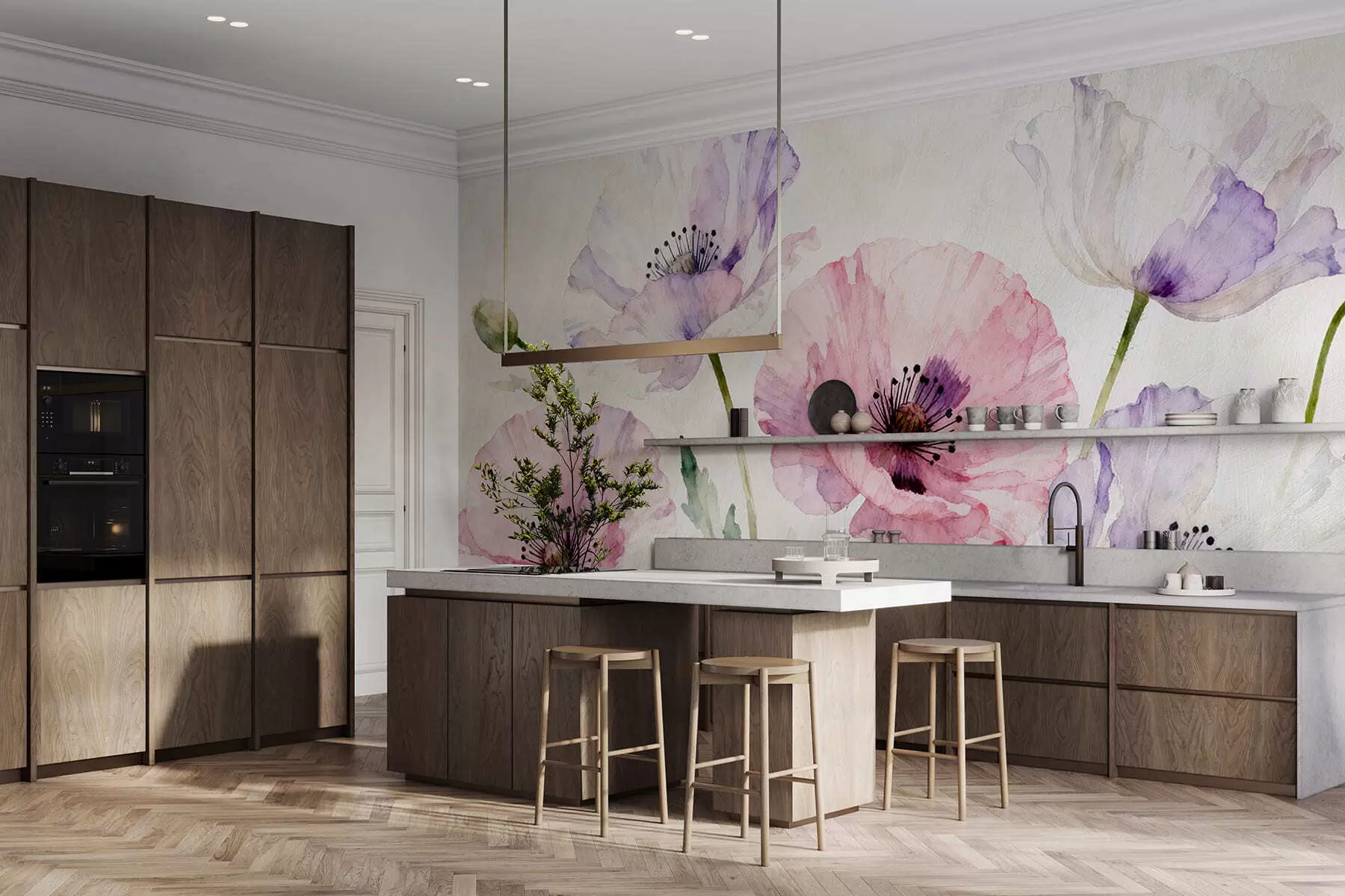 Fototapety Akvarelové maky w05174