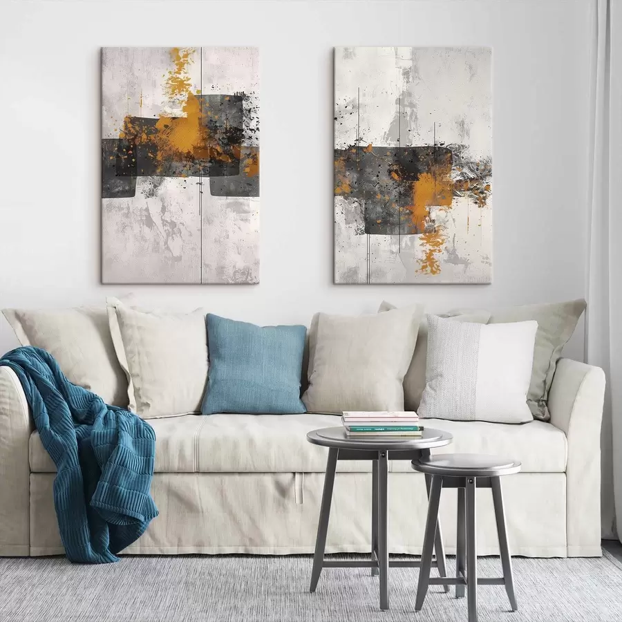 Obraz Abstraktné vzory na betónovej stene m01286