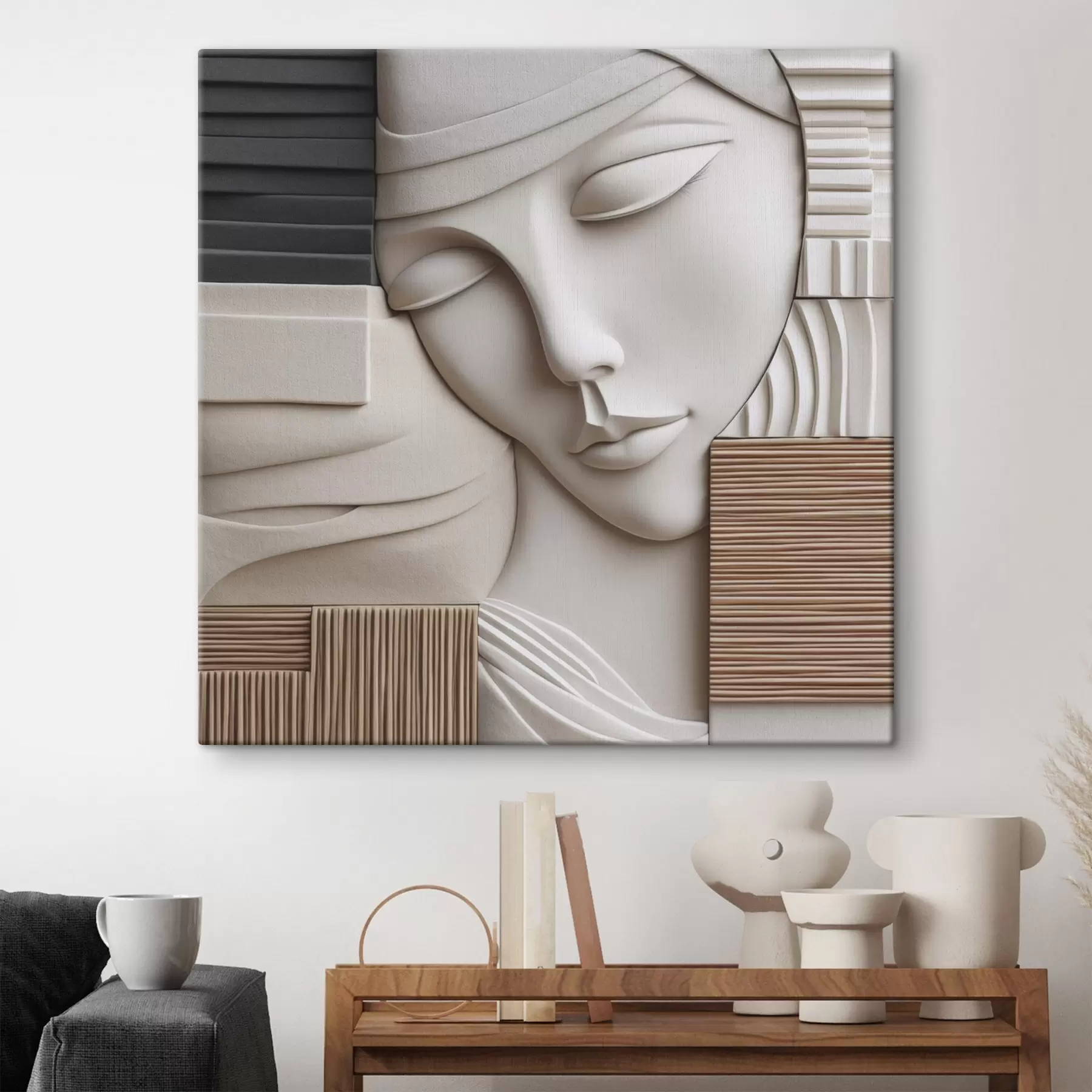 Obraz Abstraktný portrét s47709