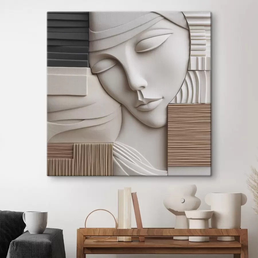 Obraz Abstraktný portrét s47709