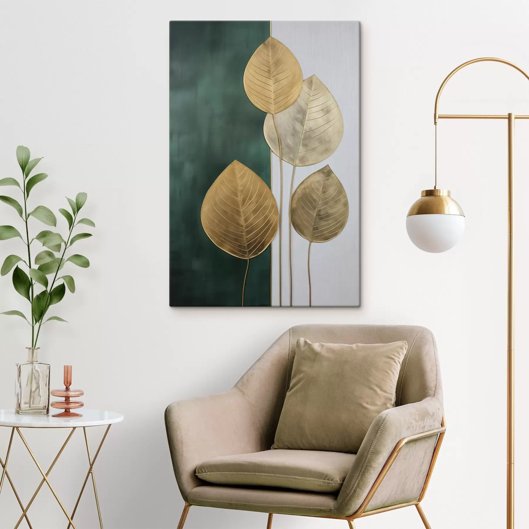 Obraz Abstraktné listy s47718