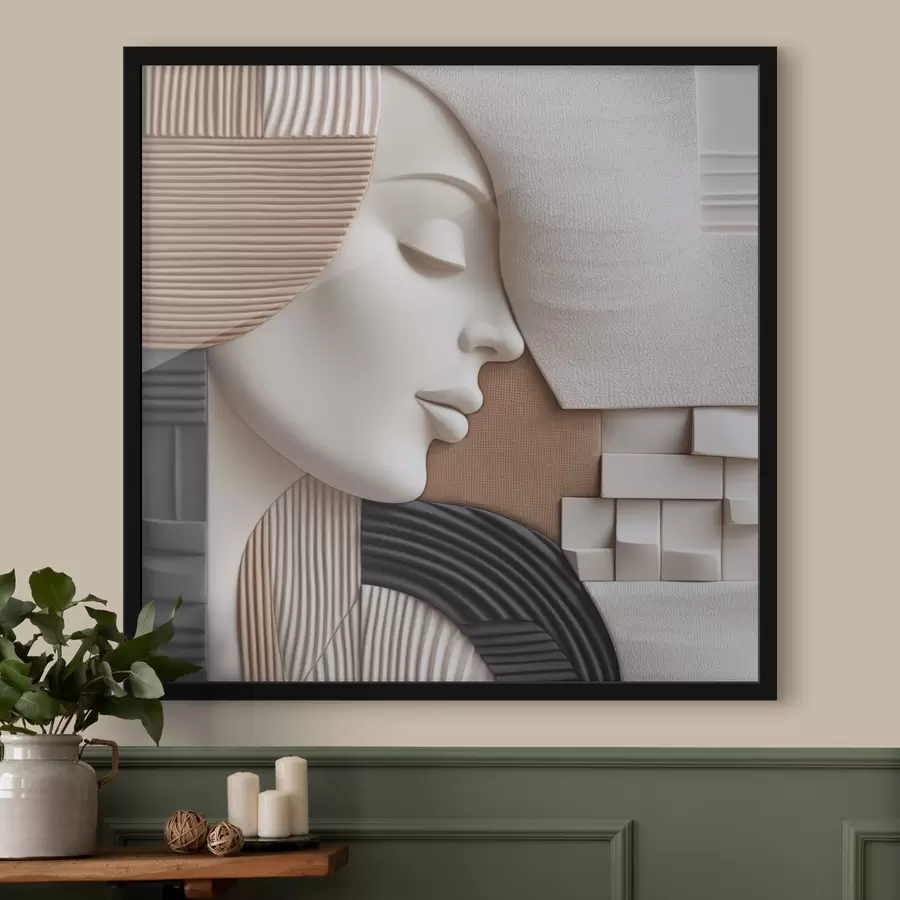 Fototapety Abstraktný portrét f47710