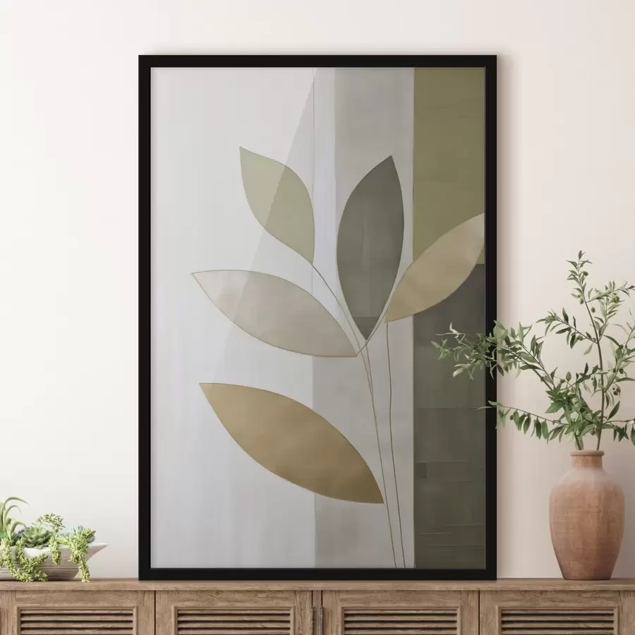 Fototapety Abstrakcia s listami f47713