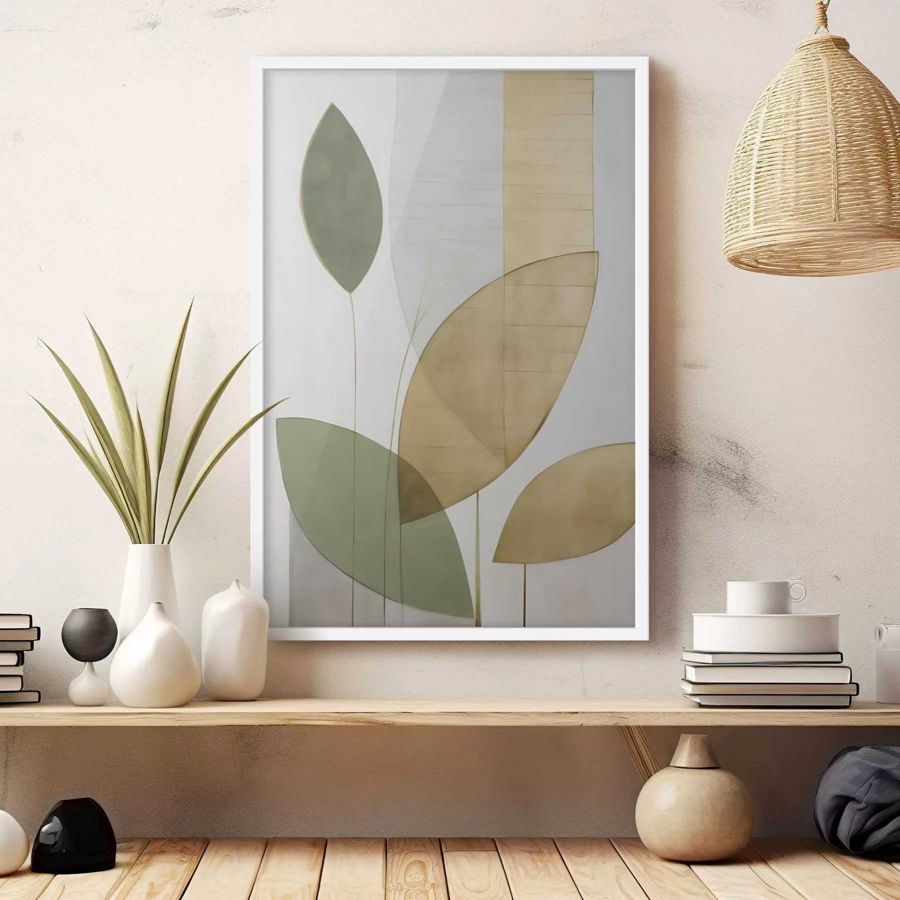 Fototapety Abstrakcia s lístím f47714