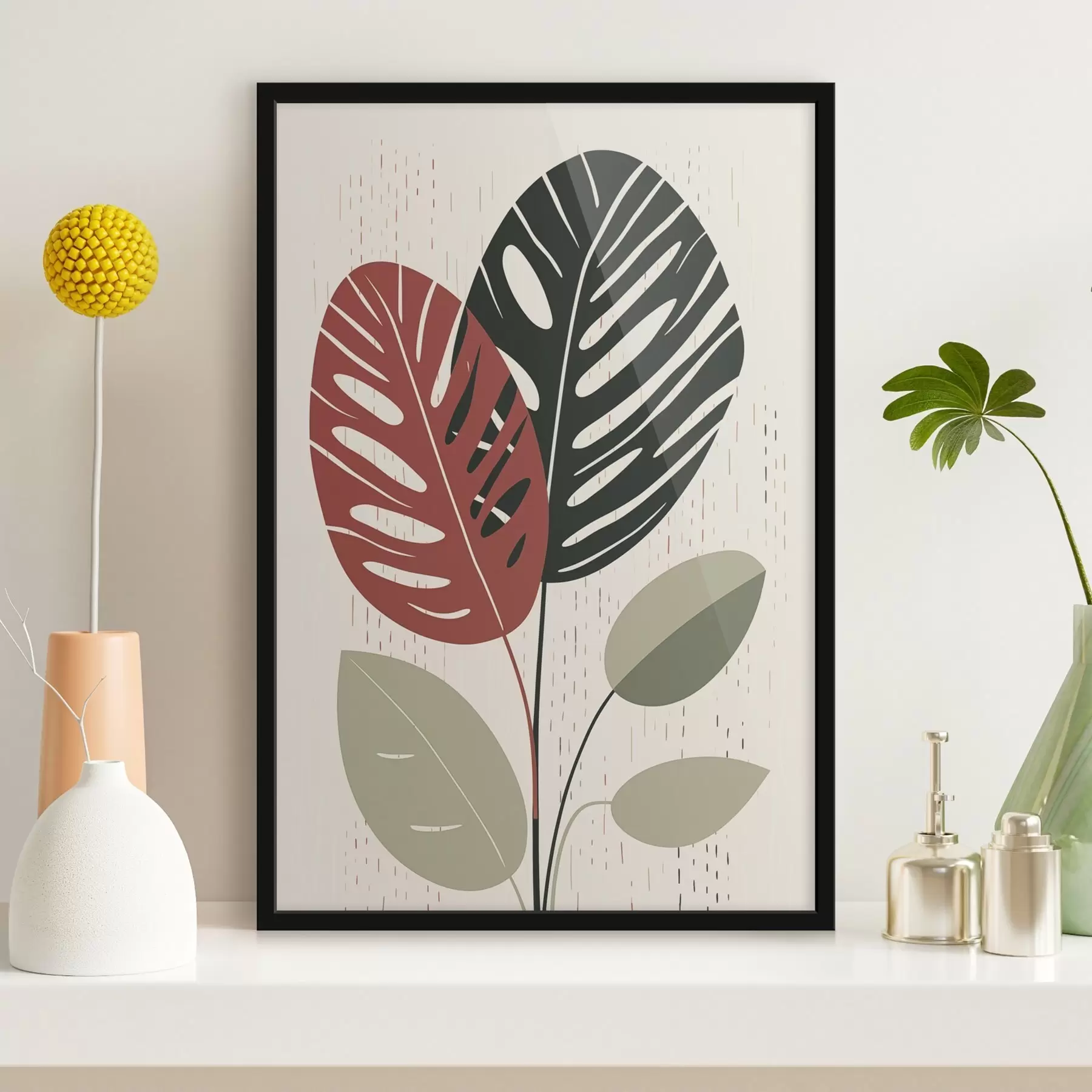 Fototapety Tropické listy f47728