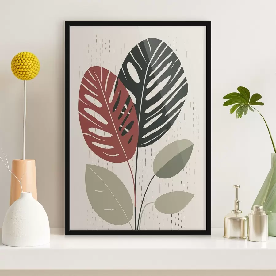 Fototapety Tropické listy f47728