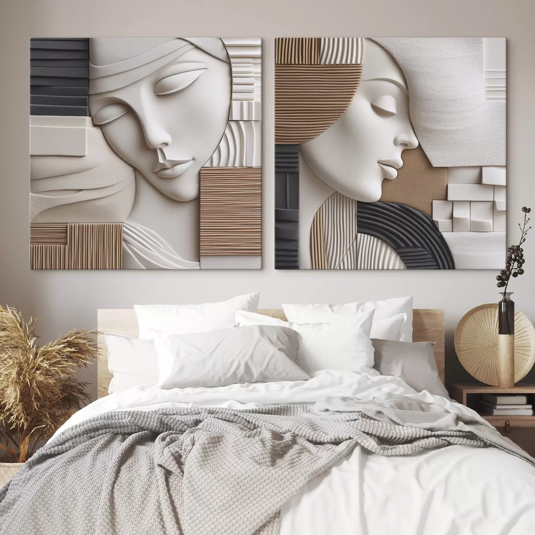 Obraz Abstraktný portrét m01289