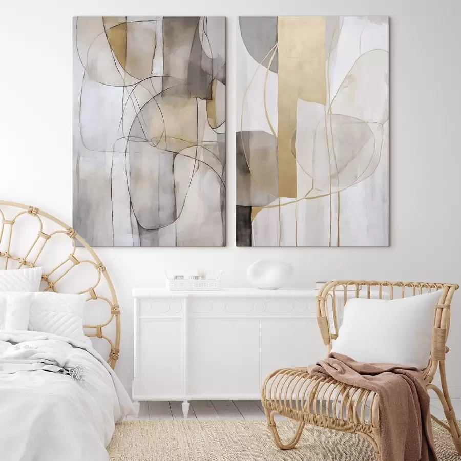 Obraz Abstrakcia imitácia maľby m01294