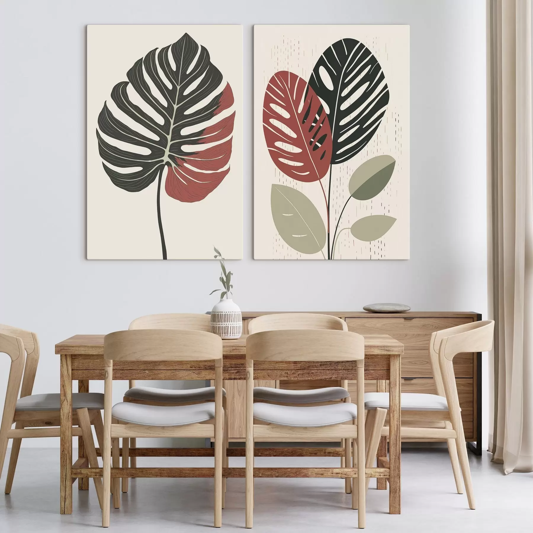 Obraz Tropické listy m01298