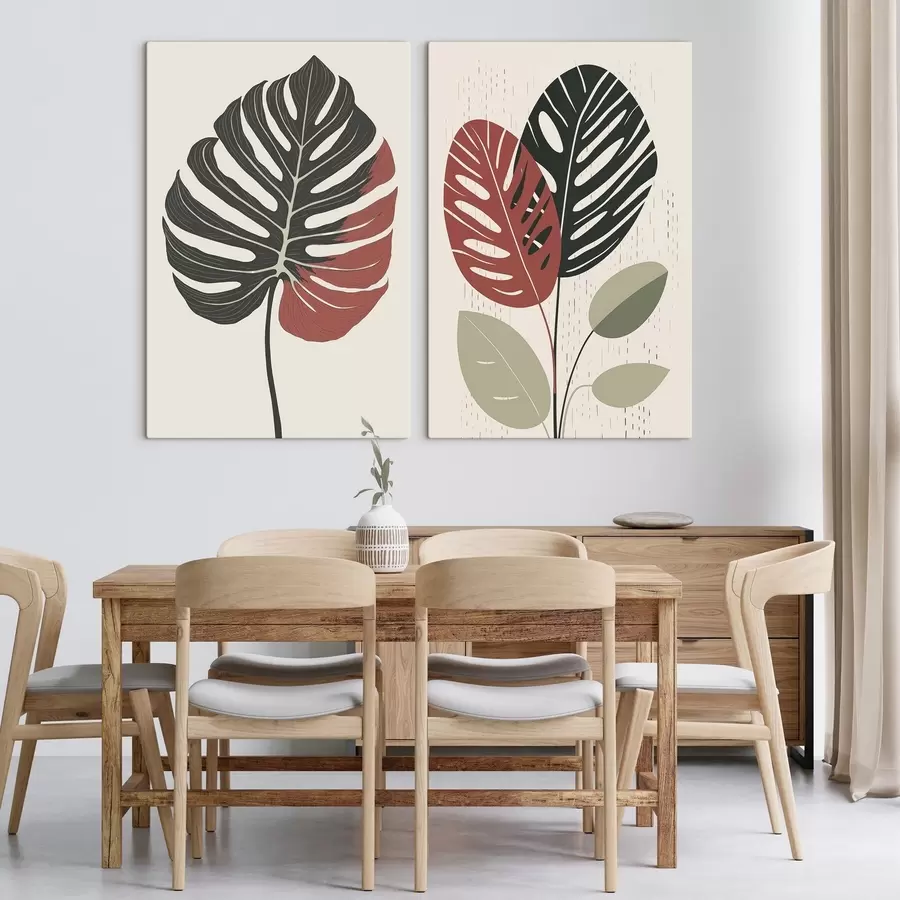 Obraz Tropické listy m01298