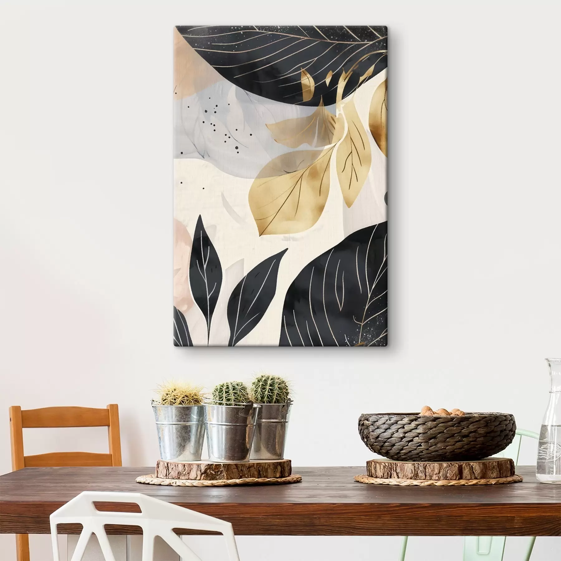 Obraz Abstraktné vetvy a listy s47744