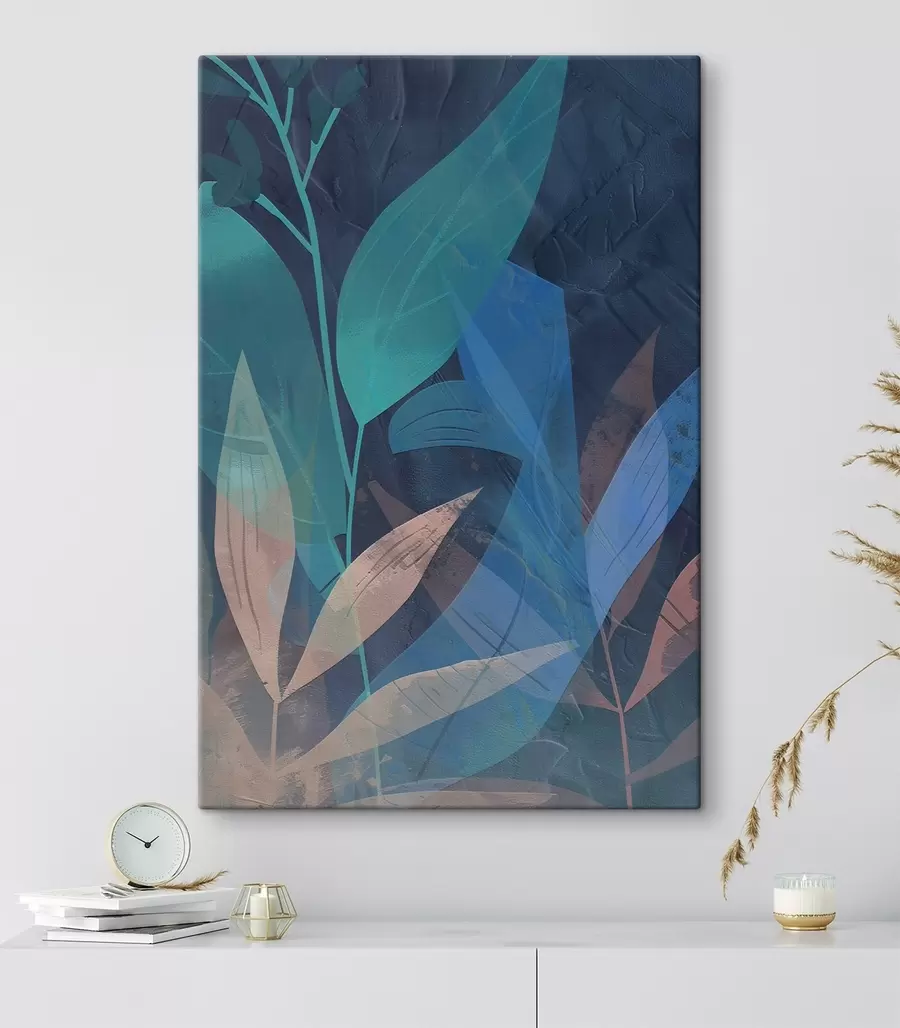 Obraz Abstraktné vetvy a listy s47748