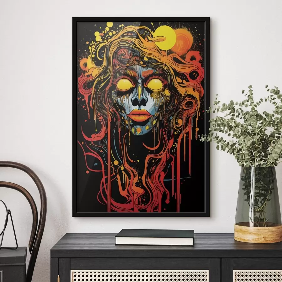 Fototapety Svetlý abstraktný portrét f47738