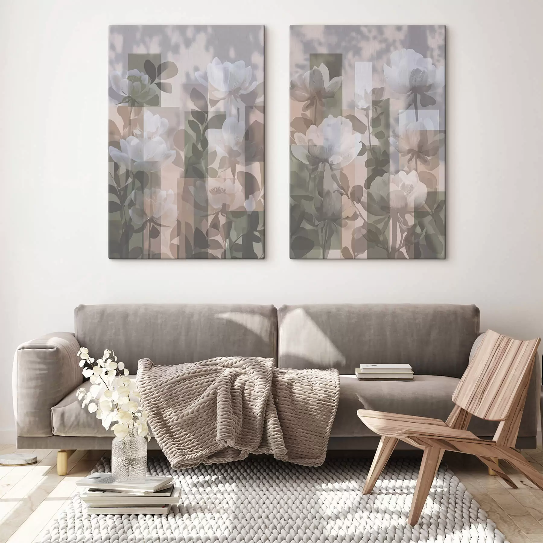 Obraz Abstrakcia s kvetmi m01268