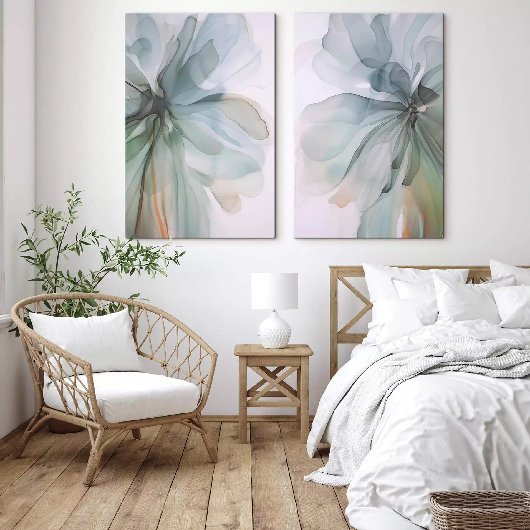 Obraz Abstraktný jemný kvet m01273