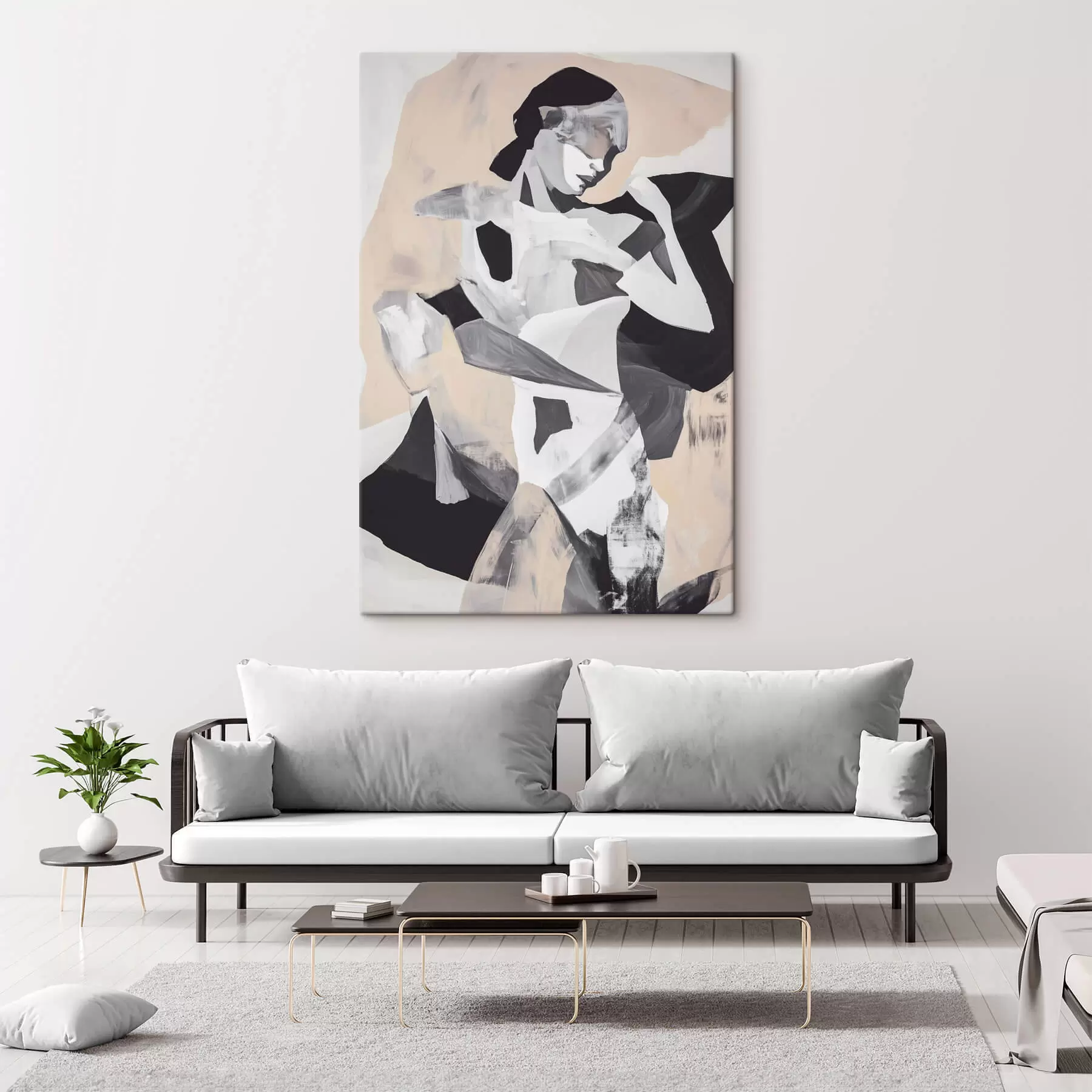 Obraz Abstraktná silueta s47658