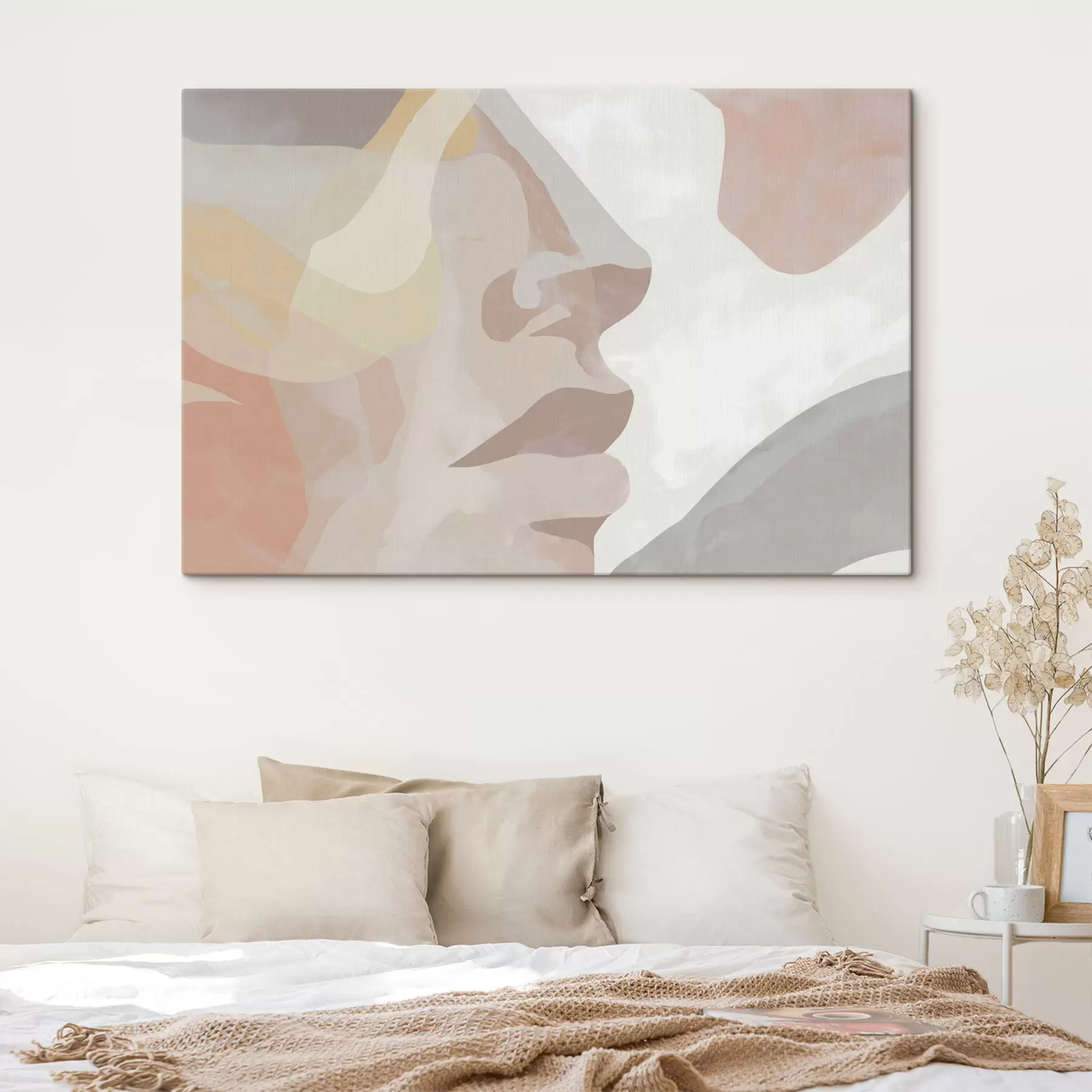 Obraz Abstraktná minimalistická tvár s47774