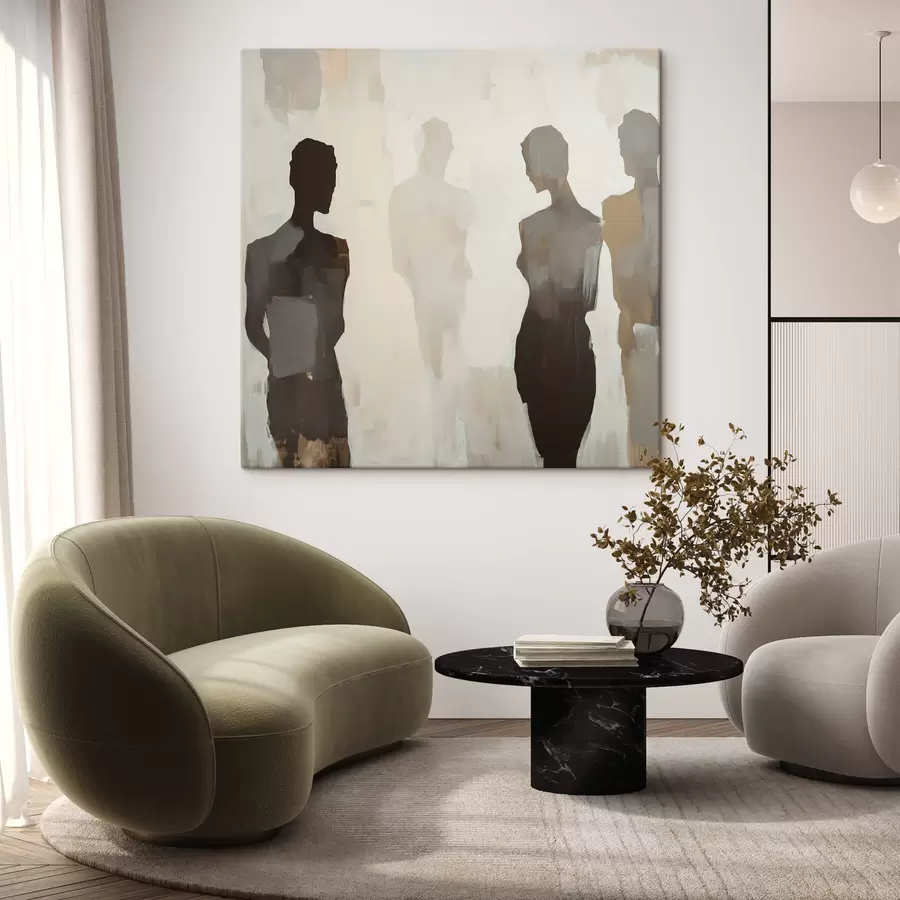 Obraz Abstraktné siluety s47778