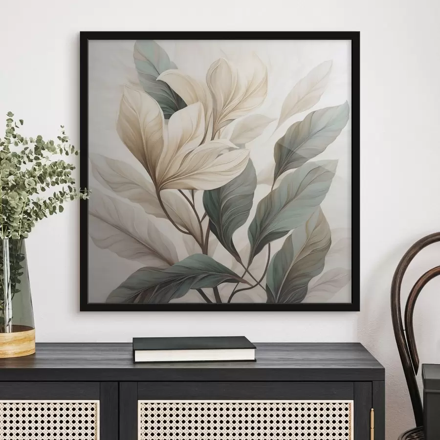 Fototapety Kvety s listami f47668