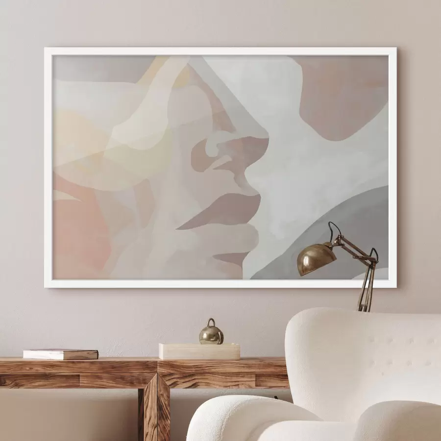 Fototapety Abstraktná minimalistická tvár f47774