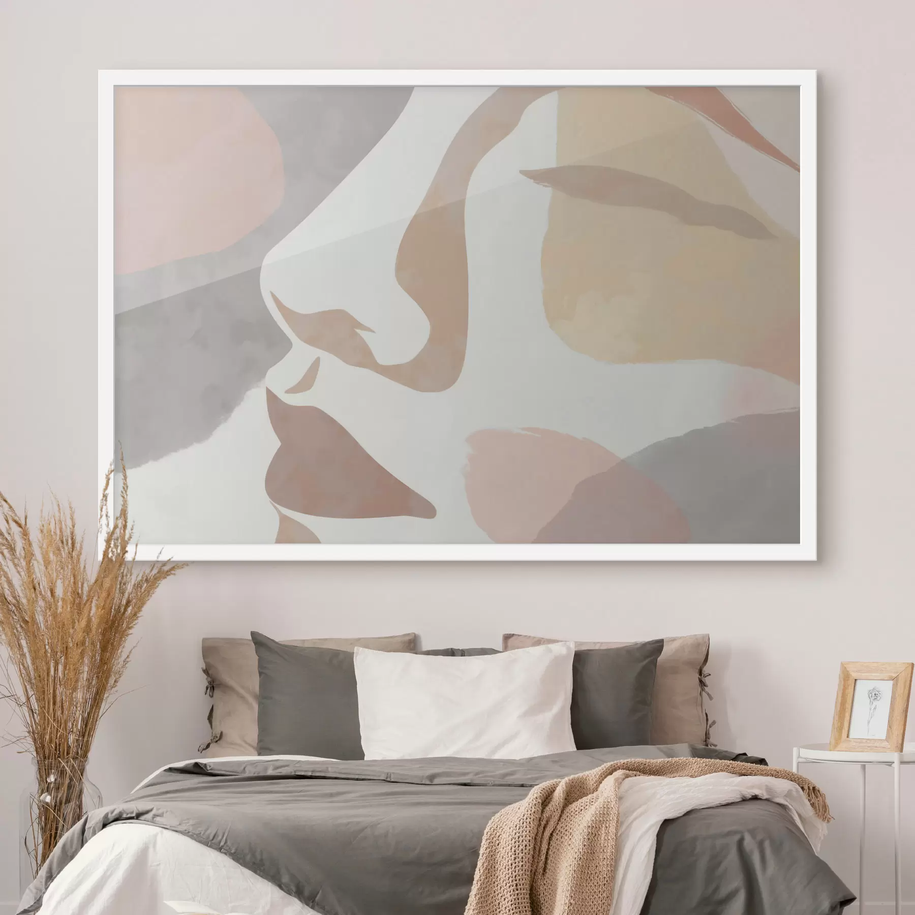 Fototapety Abstraktná minimalistická tvár f47777